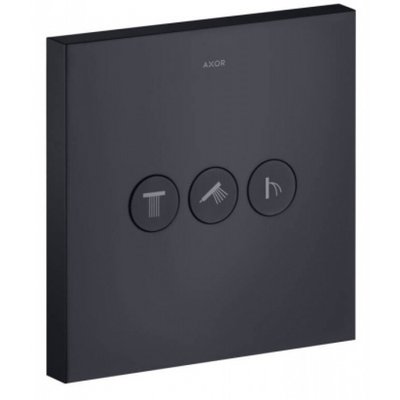 AXOR ShowerSelect Вентиль скрытого монтажа для 3 потребителей, чёрный, 36717350 36717350 фото