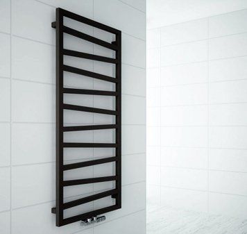 TERMA ZIGZAG Полотенцесушитель водяной 50х83.5см, чёрный матовый, WGZIG083050/SX/9005 WGZIG083050/SX/9005 фото