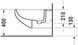 Duravit Duraplus Біде підвісне Білий колір 575 mm, 2532100000 2532100000 фото 5