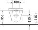 Duravit DuraStyle Унитаз подвесной Белый цвет 540 mm, 2536092000 2536092000 фото 4