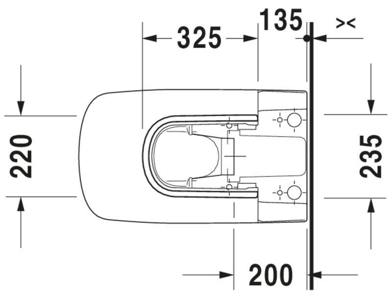 Duravit DuraStyle Унітаз підлоговий Білий колір 630 mm, 2162092000 2162092000 фото