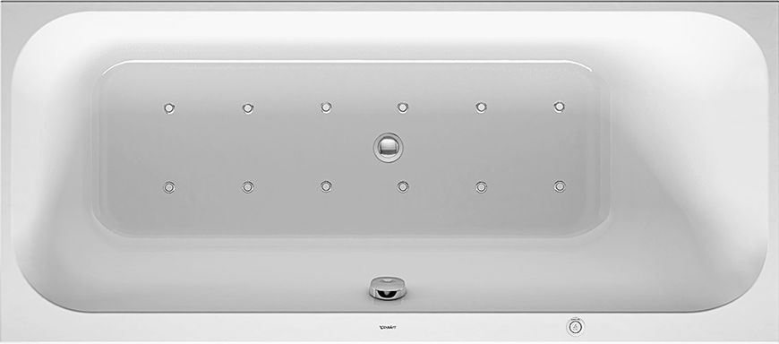Duravit Happy D.2 Гідромасажна ванна Білий колір 1600x700 mm, 760309000CP1000 760309000CP1000 фото
