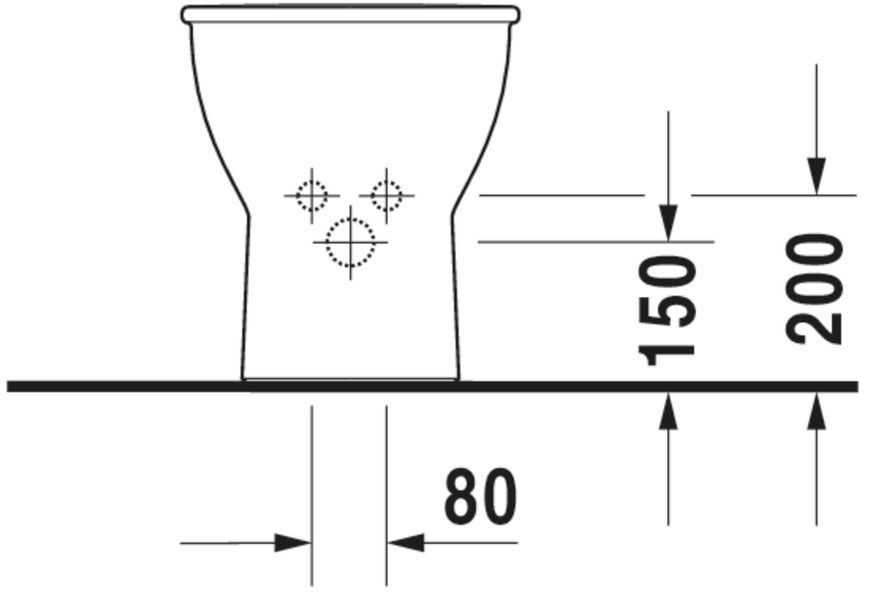 Duravit Darling New Биде отдельно стоящее Белый цвет 630 mm, 2251100000 2251100000 фото
