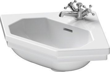 Duravit Series 1930 Кутовий умивальник для рук Білий колір 595 мм, 793420000 793420000 фото