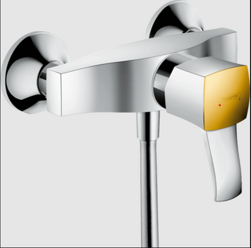 HANSGROHE METROPOL CLASSIC Смеситель для душа, Хром/Gold Optic, 31360090 31360090 фото