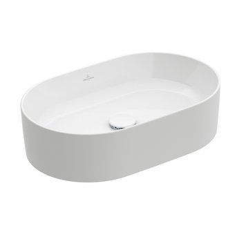 Villeroy&boch COLLARO Раковина для встановлення на стільницю 56x36x14,5см без переливу, нешліфована, білий альпін, 4A195601 4A195601 фото