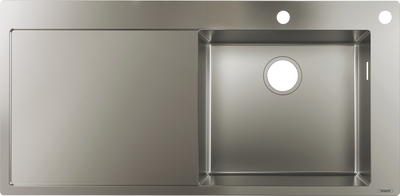 Мойка для кухни hansgrohe S71 S717-F450 43307800 с сушилкой слева 43307800 фото