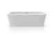 Knief & Co WALL Ванна 180x80x60 акрил. без гідромас, з встан. сист-ою, біла, 0100-277 (100-077) 0100-277(100-077) фото 1