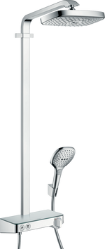 Душова система hansgrohe Raindance Select E 300 2jet Showerpipe з термостатом, хром 27126000 27126000 фото