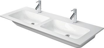 Duravit ME від Starck Подвійний умивальник Білий колір 1300 мм, 2336133260 2336133260 фото