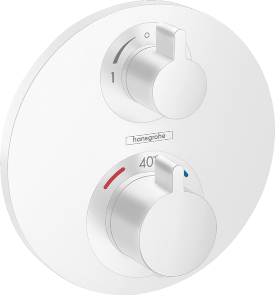 Термостат Hansgrohe Ecostat S для душу, білий матовий 15758700 15758700 фото