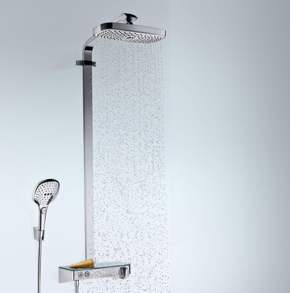 Душова система hansgrohe Raindance Select E 300 2jet Showerpipe з термостатом, хром 27126000 27126000 фото