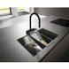 Hansgrohe Aquno Select M81 Смеситель для кухонной мойки с вытяжным душем, 3jet, чёрный матовый, 73837670 73837670 фото 2