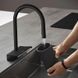 Hansgrohe Aquno Select M81 Змішувач для кухонного миття з витяжним душем, 3jet, чорний матовий, 73837670 73837670 фото 5