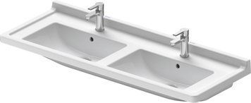Duravit Starck 3 Двойной умывальник Белый цвет 1300 мм, 3321300001 3321300001 фото