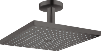 Верхний душ hansgrohe Raindance E 300 1jet с потолочным соединителем, матовый черный хром 26250340 26250340 фото