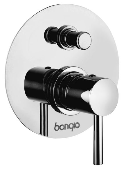 Bongio ON Смеситель для душа встраиваемый на 2 потребителя, хром, 68529CRPR 68529CRPR фото