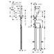 Hansgrohe Metris M71 Кухонный смеситель однорычажный, 220, Eco, с вытяжным душем, 2jet, sBox, хром, 73823000 73823000 фото 2