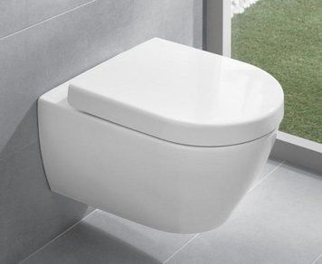 Villeroy&Boch SUBWAY Унитаз подв. 37x56, бел. ceramicplus, 5614R0R1 5614R0R1 фото