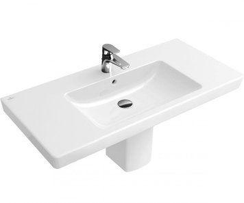 Villeroy&Boch Subway Раковина 80x47 см, 1 отвір під змішувач, білий, 71758001 71758001 фото