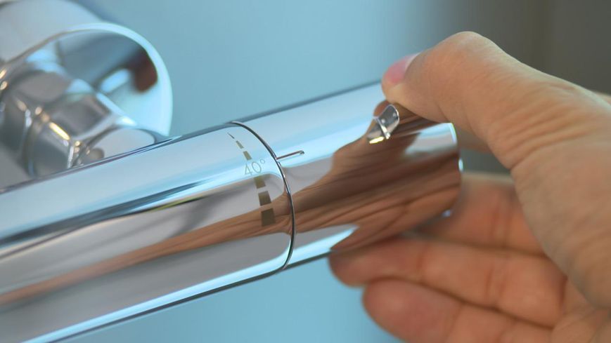 Душова система hansgrohe Crometta S 240 1jet Showerpipe EcoSmart з термостатом 27268000 27268000 фото