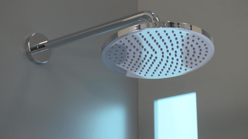 Душова система hansgrohe Crometta S 240 1jet Showerpipe EcoSmart з термостатом 27268000 27268000 фото