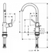 HANSGROHE TALIS Смеситель для раковины с поворотным изливом и сливным гарнитуром, хром, 32084000 32084000 фото 2