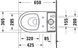 Duravit DuraStyle Basic Унітаз підлоговий Білий колір 650 mm, 2182090000 2182092000 фото 8