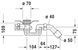 Duravit Universal Комплект зливу-переливу Хром 440x80x450 mm, 790293000001000 790293000001000 фото 2