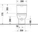 Duravit DuraStyle Basic Унітаз підлоговий Білий колір 650 mm, 2182090000 2182092000 фото 11