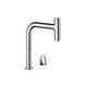 Hansgrohe Metris Select M71 Кухонный смеситель на 2 отверстия, однорычажный, 200, Eco, с вытяжным изливом, 1jet, sBox, хром, 73825000 73825000 фото 1