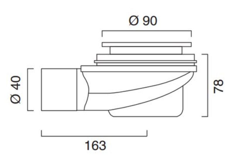 Catalano Слив для поддона с сифоном, хром, AC5010NG AC5010NG фото