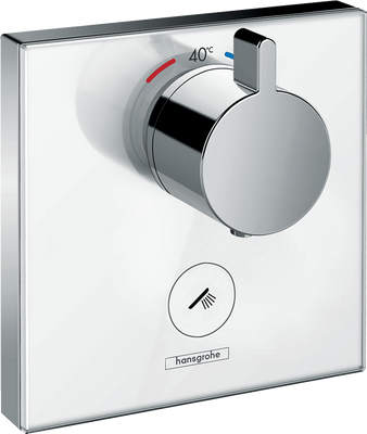 Термостат hansgrohe ShowerSelect Highfow для душа с отдельным выводом для ручного душа, стеклянный 15735400 15735400 фото