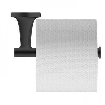 Duravit STARCK T Бумагодержатель, черный мат, 99374600 0099374600 фото
