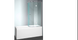 VISMARAVETRO PARENTESI SR Шторка для ванної 60-88х152,2 прав., біл. хром/прозоре скло, SR60-88(21/04)DX SR60-88(21/04)DX фото 1