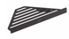 HANSGROHE ADDSTORIS Кутова полиця для душу, чорний матовий, 41741670 41741670 фото 1