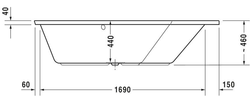 Duravit Paiova Ванны Белый цвет 1900x1400 mm, 700393000000000 700393000000000 фото