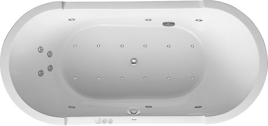 Duravit Starck Гідромасажна ванна Білий колір 1900x900 mm, 760012000CP1000 760012000CP1000 фото