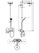 HANSGROHE PULSIFY Showerpipe 260 1jet Душова система з термостатом, хром, 24230000 24230000 фото 2