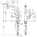Hansgrohe Metris M71 Кухонный смеситель однорычажный, 320, Eco, с вытяжным душем, 2jet, хром, 14781000 14781000 фото 3