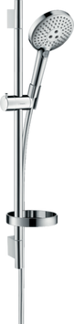 Душевой набор hansgrohe Raindance Select S 120 3jet EcoSmart с душевой штангой и мыльницей 26632000 26632000 фото