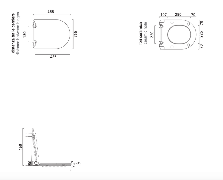 CATALANO SFERA 5S63STP00 Крышка для унитаза Soft-Close, белый, 0551210001 0551210001 фото