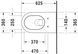Duravit Darling New Унітаз підвісний Білий колір 625 mm, 25440900001 25440900001 фото 2