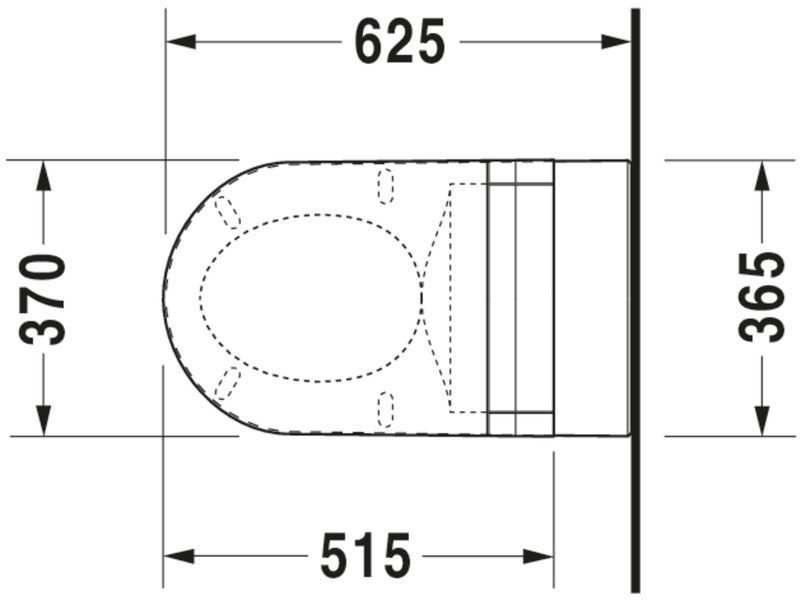 Duravit Darling New Унітаз підвісний Білий колір 625 mm, 25440900001 25440900001 фото