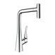 Hansgrohe Metris Select M71 Кухонный смеситель однорычажный, 320, Eco, с вытяжным изливом, 1jet, sBox, хром, 73807000 73807000 фото 1