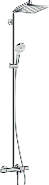 Душевая система hansgrohe Crometta E 240 1jet Showerpipe с термостатом 27298000 27298000 фото