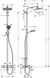 Душевая система hansgrohe Crometta E 240 1jet Showerpipe с термостатом 27298000 27298000 фото 5