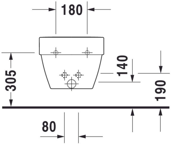Duravit Vero Air Біде підвісне Білий колір 570 mm, 22741500001 22741500001 фото
