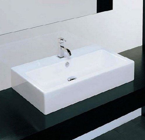 ArtCeram FUORI BOX Раковина універсальна 80 x 47см, біла глянсова, TFL026 01; 00 TFL026 01; 00 фото