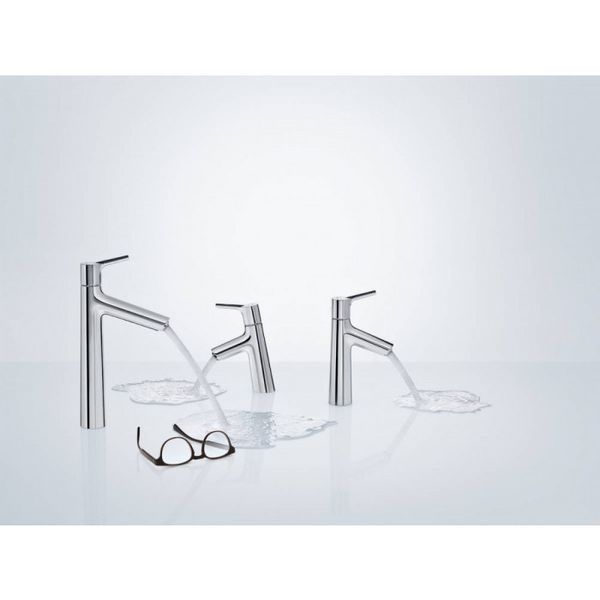 Hansgrohe Talis S Змішувач для раковини 80, одноважільний, зі зливальним клапаном Push-Open, хром, 72011000 72011000 фото